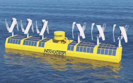 Hybrid energy platform NoviOcean